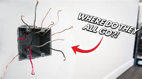 trace wiring without junction boxes|trace wiring through wall.